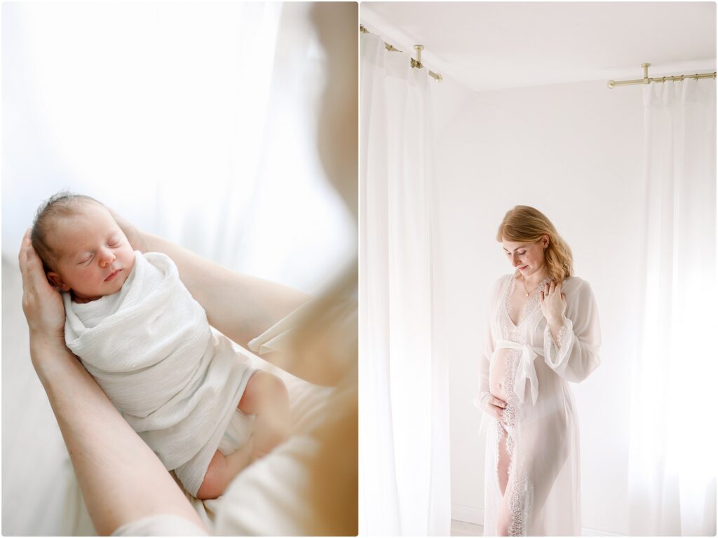 Neugeborenenfotos beim Babybauchshooting zweites Kind – emotionale Familienbilder Rietberg